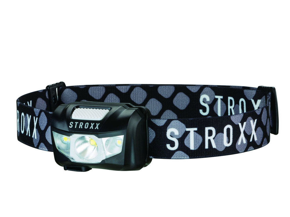 STROXX HOOFDLAMP OPLAADBAAR 200LUMEN 1800MAH IPX5 100-589