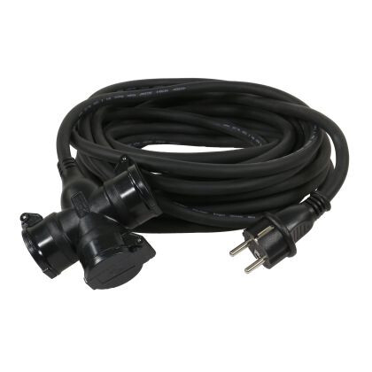 Afbeelding voor STROXX VERLENGKABEL IP44 H07RN 3X1.5 CE 10MTR 3-WEG STEKKER